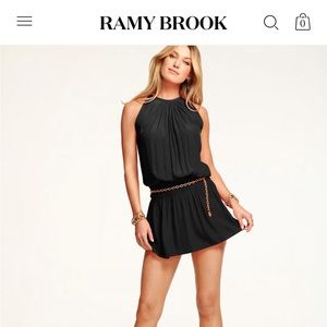 Ramy Brook Paris Sleeveless mini dress in black - excellent used condition